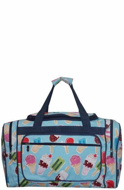 Printed Duffle Bag-ICE423/AQ